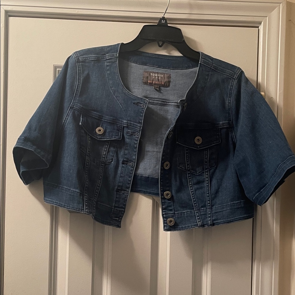 Torrid Denim Jean Jacket - Picture 6 of 7